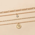 Processing personalized long necklace european and american cross-border jewelry accessories for women classy sense of light luxury pendant necklace niche clavicle