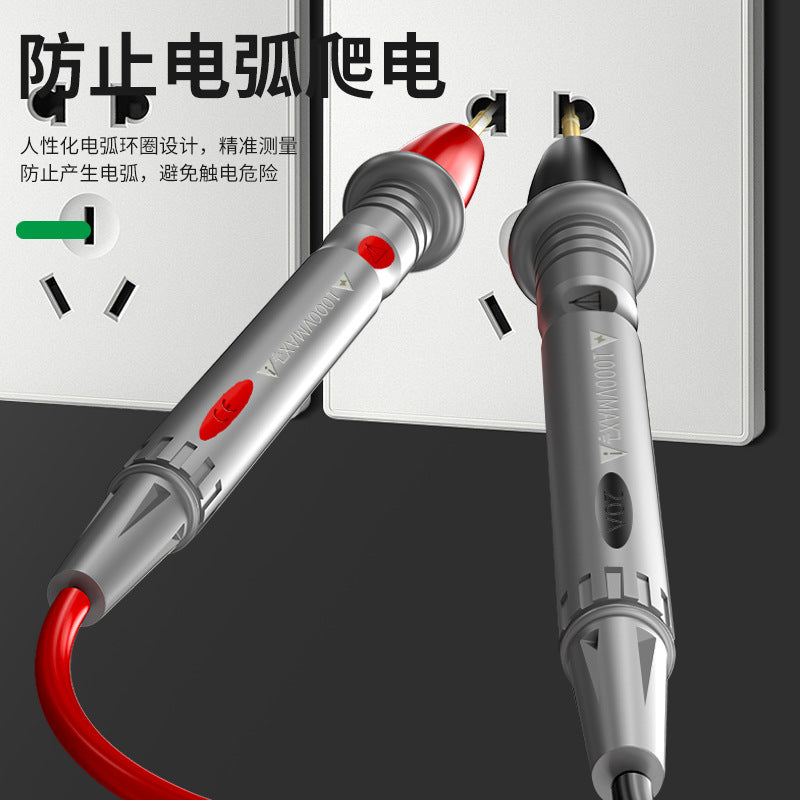 Baolian multimeter pen probe extra tip plug universal electric pen meter stick silicone wire measuring pen universal meter accessories