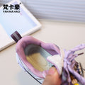 Vancahao kids' sneakers:  autumn new korean style girls' fashion cartoon chunky sneakers, student running shoes