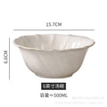 Creative retro western tableware suit restaurant for home italian stylish style grids kiln bowl plates ceramic wholesale