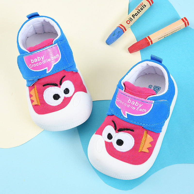 Baby walking shoes for girls, sizes 0-1 to 1-3 years, infant shoes for spring and autumn, soft sole, non-slip, breathable, and secure fit for boys