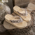 Women's summer slippers: stylish, versatile, and height-boosting flip-flops - perfect for beach and everyday wear