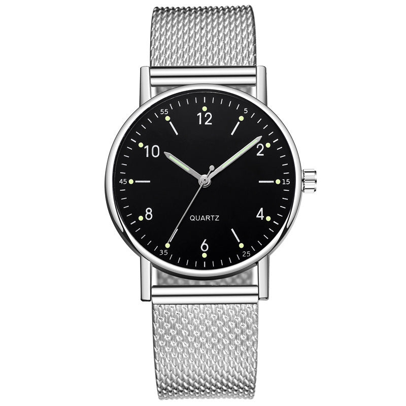 Export xiyin rubber mesh belt quartz watch women's watch thin luminous women's watch accessible luxury luminous watch women's watch