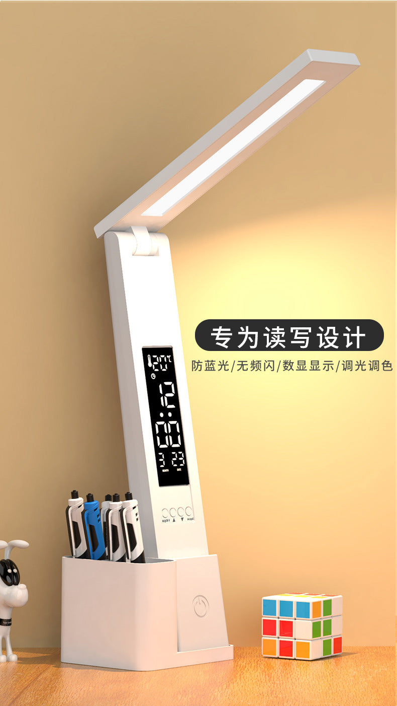 Table lamp led children's student learning eye protection special home bedroom desk dormitory charging bedside reading and writing