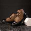 New arrival cowhide bootswinter men's bootsmencasual leather shoes non-slip men's shoes youth trendy shoes