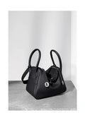 2024new arrivalmini lindy bag cowhide doctor bag genuine leather women's bag trendy shoulder crossbody satchel pillow medicine box bag