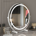 For home dressing table mirror can be rotated 360 degrees desktop makeup mirror with fill light dormitory light luxury led dressing mirror