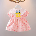 Girls' sweet princess dress -  summer collection - kids' mesh dress - trendy children's clothing wholesale