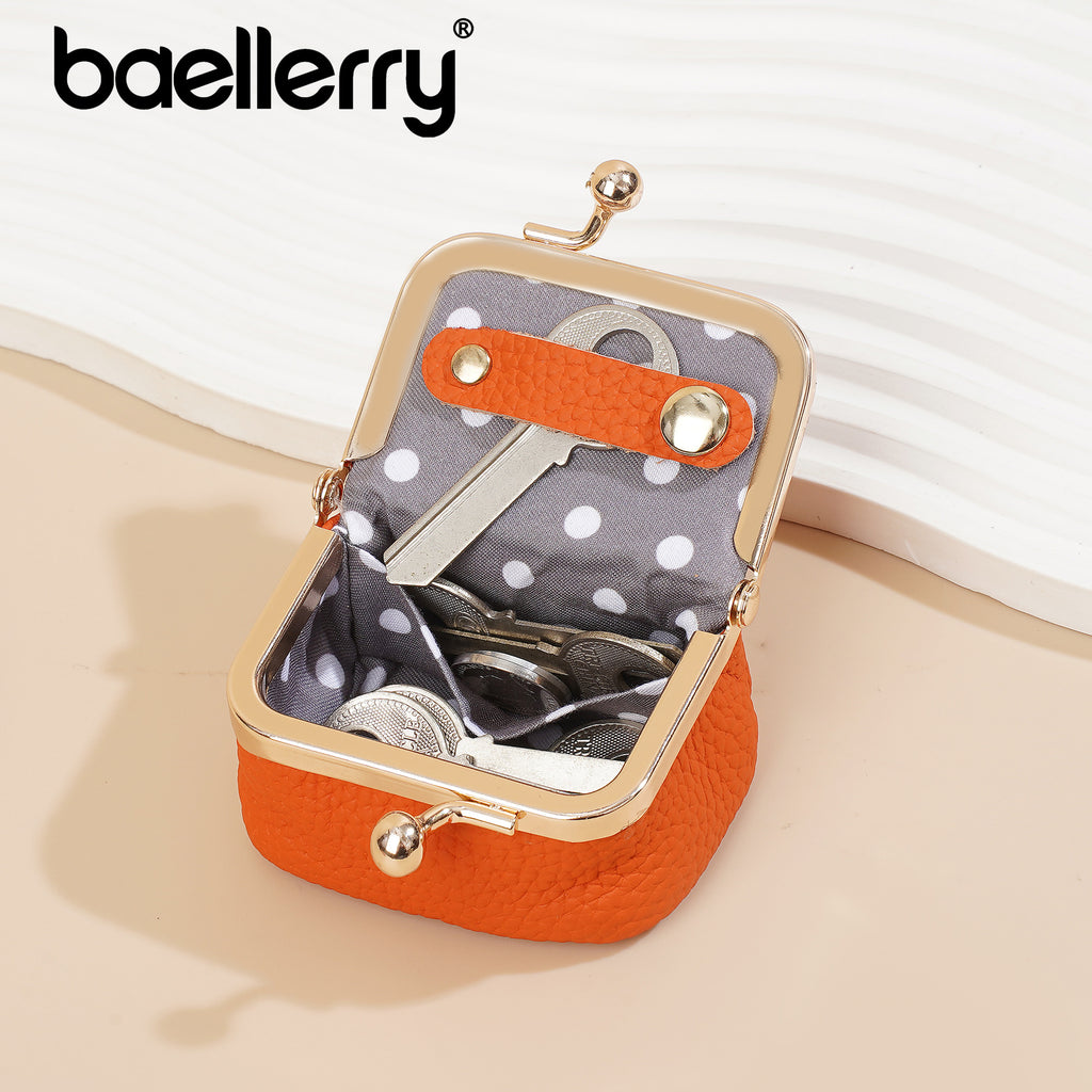 2025 new women's change bag baellerry  leather mini jewelry box multi-functional coin bag