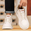 Best sellingbootsmen2026new arrivalspring high-top easiest for matchcasualmen leather surface heighteningeasiest for matchworkwear boots