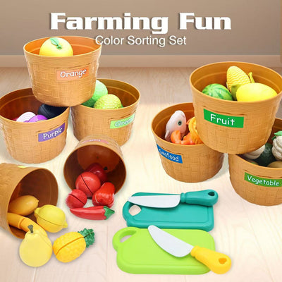 new product children's fruit cutting fun peelable artificial vegetables kitchen toys play house set wholesale
