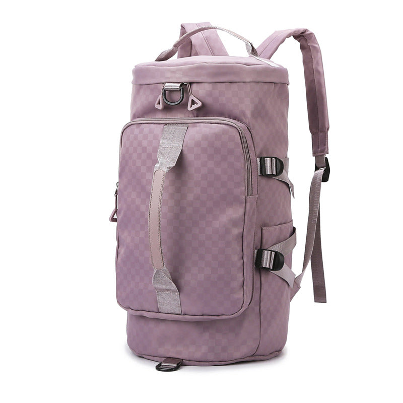 New multi-functional travel bag outdoor leisure double back luggage bag portable shoulder independent shoe compartment swimming training bag