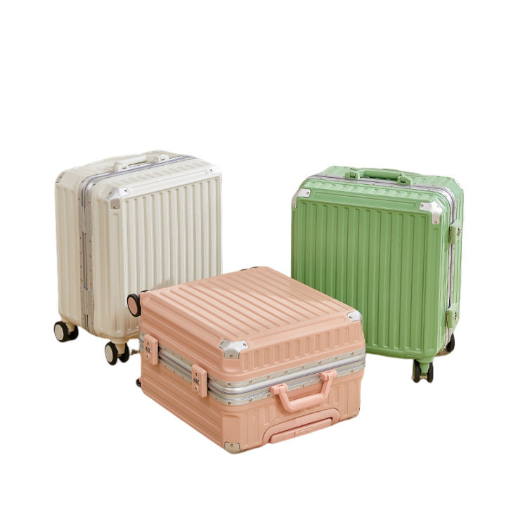 Mini small 18-inch suitcase student 20 aircraft tie rod travel password box men's new lightweight