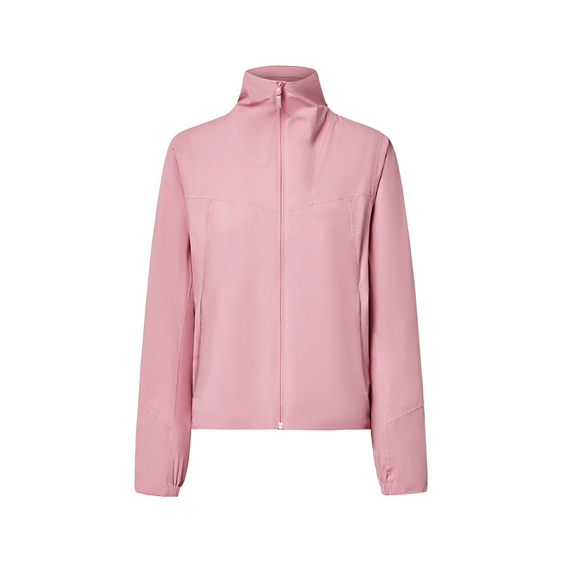 New windproof, waterproof, and stain-resistant slim-fit stand collar fleece windbreaker - outdoor camping, hiking, and mountaineering jacket daw010