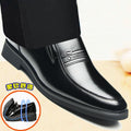 Dad shoes business formal leather shoes men's soft bottom elderly middle-aged and elderly casual men's shoes genuine wedding shoes for men