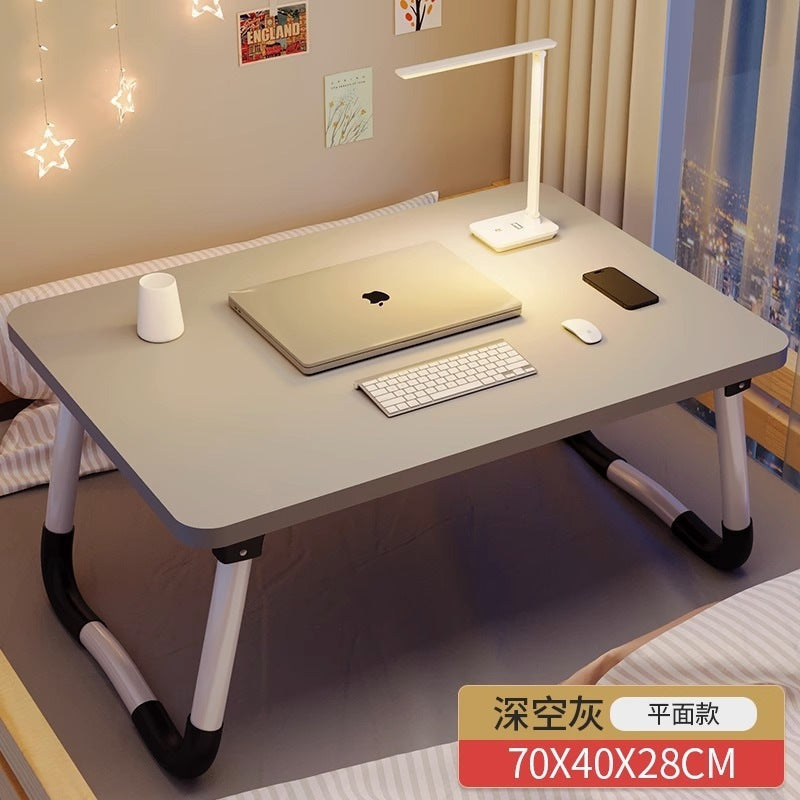 Small table on the bed, foldable computer desk, for home bedroom bay window desk, dormitory student dormitory lazy study table