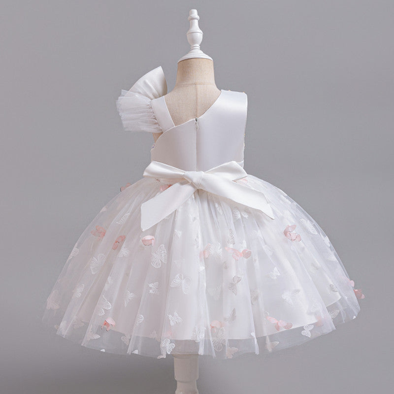 Amazon children's dress, kids' wedding dress, performance costume, stylish girls' princess dress - cross-border exclusive, ready stock wholesale