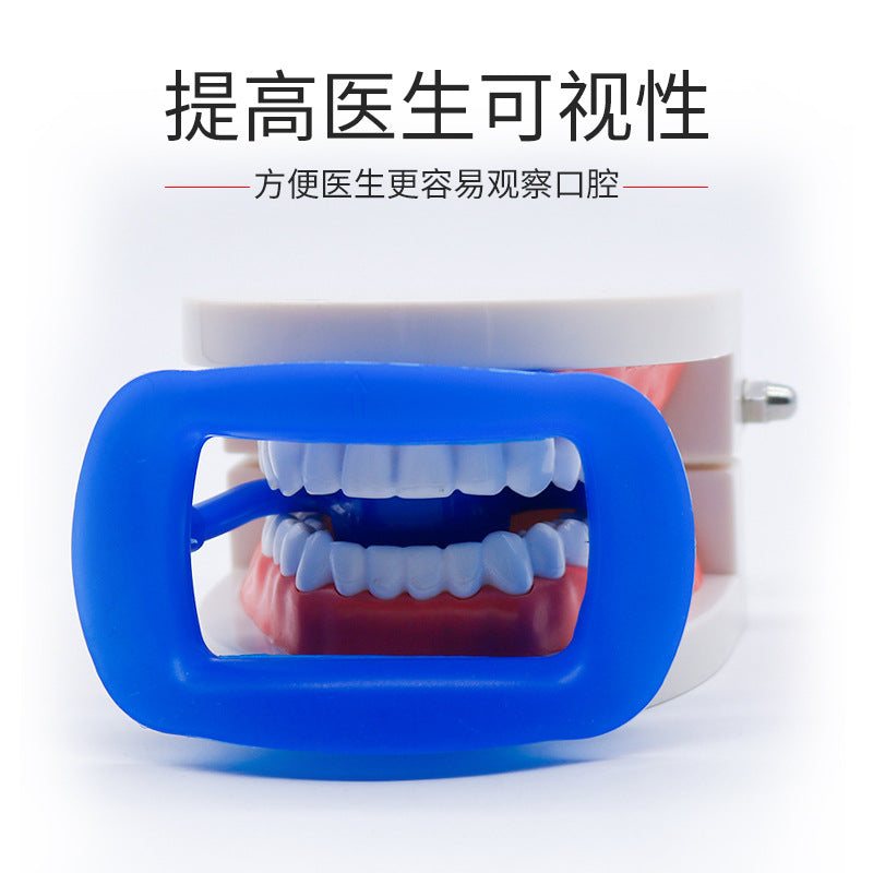 Dental soft silicone opener, mouth expander, mouth opener O-type opener, lip opener, high temperature sterilization resistance