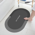soft diatom mud floor mat bathroom non-slip mat casual toilet bathroom door absorbent quick-drying foot mat