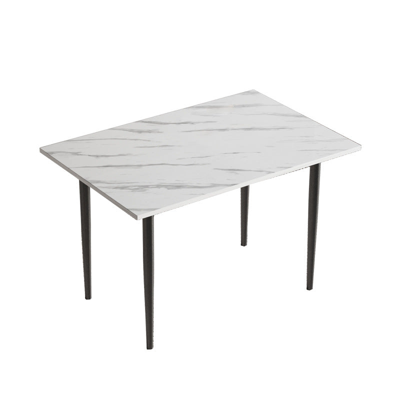 Factory direct italian rock slab dining table - minimalist luxury black & white modern designer desk/office table