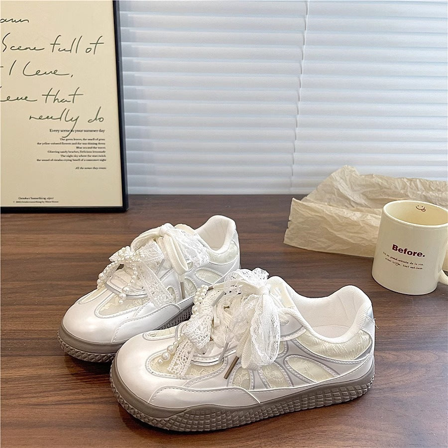 2026 new platform german army trainers (gats) - student style, trendy, versatile white sneakers with front lace-up - wholesale sports & casual shoes