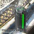 New wireless bluetooth speaker, outdoor waterproof portable subwoofer with rgb lighting, cylindrical fabric audio system