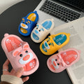 Kids' slippers - girls' summer cartoon bath slippers - baby anti-slip bathroom indoor/outdoor slides - boys' home use sandals