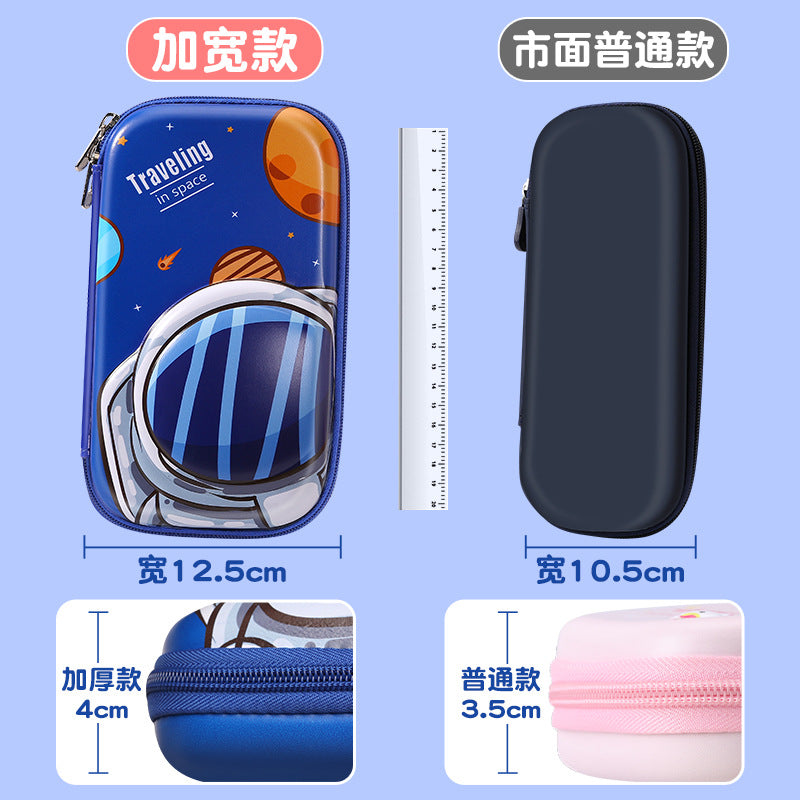 Factory direct sales new arrivaleva stationery box wholesale primary school students enlarged capacity anti-fall pencil box portable storage