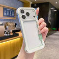 Macaron hollow borderless phone case for iphone 16, soft shell apple 17, heat dissipation anti-drop protective cover 13