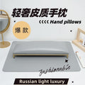 Russian style hand pillow pillowcase manicure bevel combination log set high and low nail salon slope plaidjapanese style
