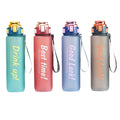Factory customized cross-border plastic water bottle: stylish, portable, high-capacity, durable, and leak-proof for outdoor sports