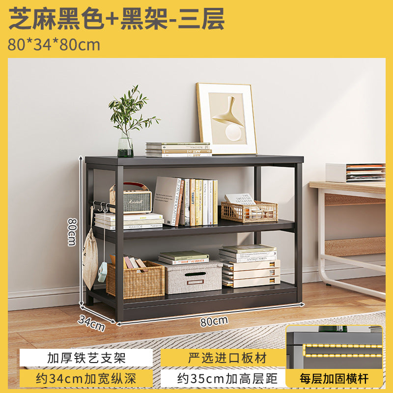 Shelf Shelf Floor Office Multi-layer Storage Shelf Locker Next to Desk Low Cabinet Household Shelf Display Cabinet
