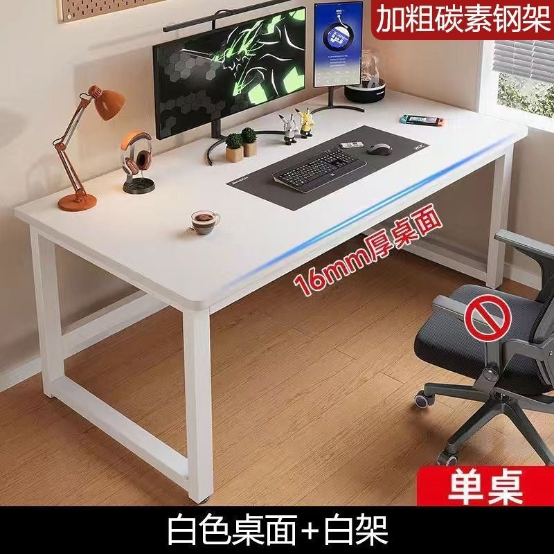 Computer desk student study desk bedroom desktop office desk writing rectangular home study desk table freestanding