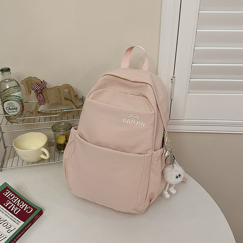 2025 new kids' backpack - stylish everyday carry, small bag for girls, junior high & college students, large capacity backpack