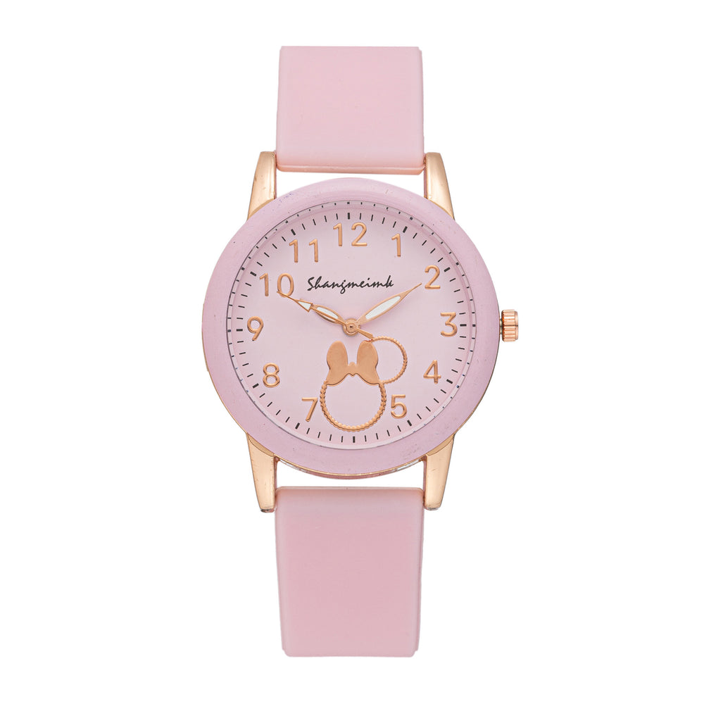 New arrival: cross-border kids' rabbit-themed silicone quartz watch - fresh, minimalist, and stylish. wholesale direct from the manufacturer