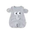 New summer cartoon sleeveless romper jumpsuit - lightweight, cute cartoon crawling suit for baby boys and girls