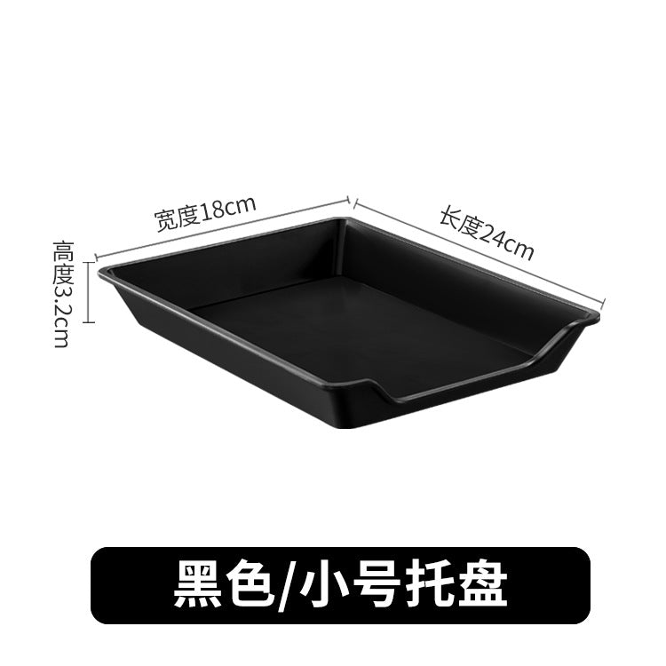 Plastic tableware colorful plastic plate malatang buffet selection plate barbecue plate skewers fragrant preparation plate tray