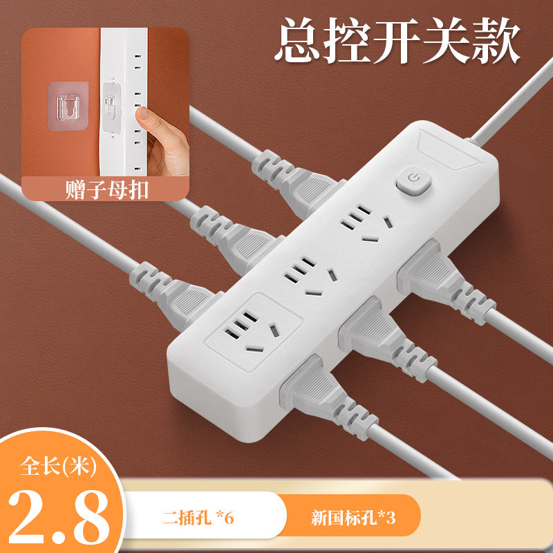 Collapsible power strip with usb ports - multi-functional extension cord for home, office, and dorm use