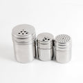 Bia stainless steel rotating seasoning bottle seasoning jar barbecue seasoning bottle toothpick holder powder bottle pepper jar barbecue charcoal