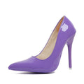 2026 new purple patent leather pointed-toe high heels - women's stiletto pumps, sexy & elegant, perfect for work & business