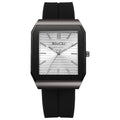 New arrival cross-border hot-selling silicone strap men's watch, foreign trade bestseller, quartz fashion wristwatch, wholesale