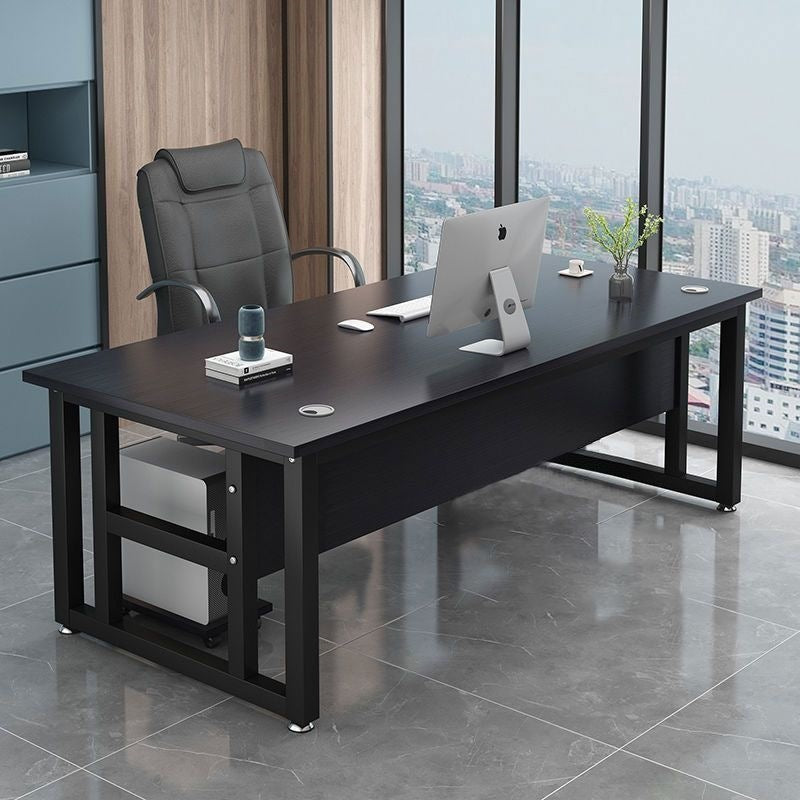 Simple single person manager desk computer desk casual modern supervisor table office desk combination