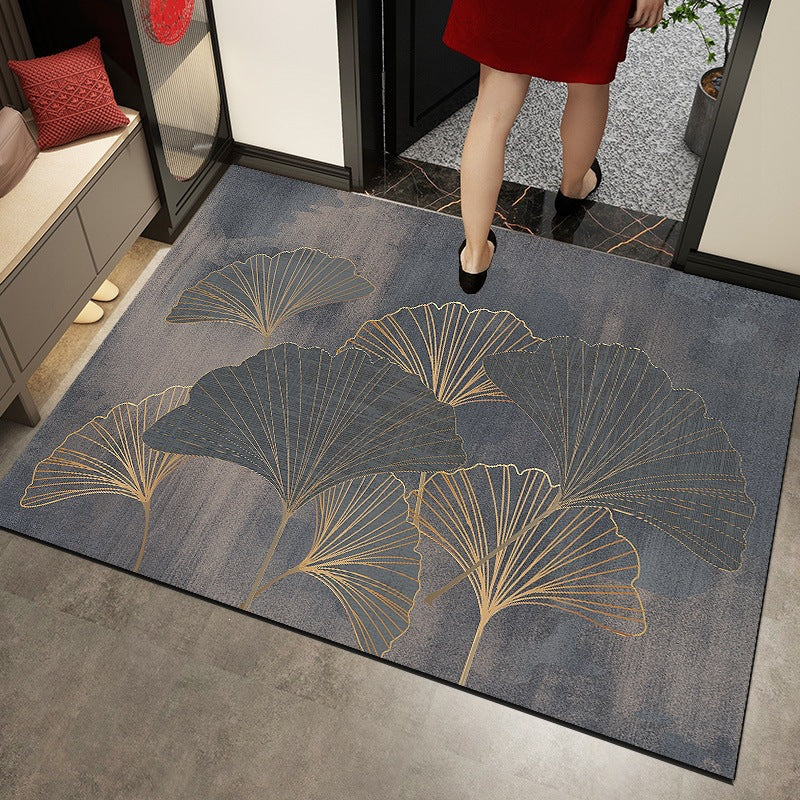 new arrival entrance door mat bathroom absorbent non-slip floor mat diatom mud cuttable carpet entrance door mat
