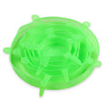 Silicone fresh-keeping lid, food-grade silicone food container lid, silicone fresh-keeping cover, smiley face sealing lid, food wrap - cross-border