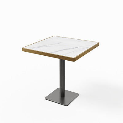 Customized dessert milk tea shop rock slab table and chair combination simple burger steak noodle shop coffee western restaurant card seat sofa