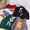 fall/winter new arrivals: kids' hooded sweatshirt - stylish, versatile, korean-inspired, warm base layer for babies and children
