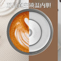 Accessible luxury lily of the valley coffee cup outdoor double drink thermos cup for boys and girls high value 316 stainless steel straw water cup