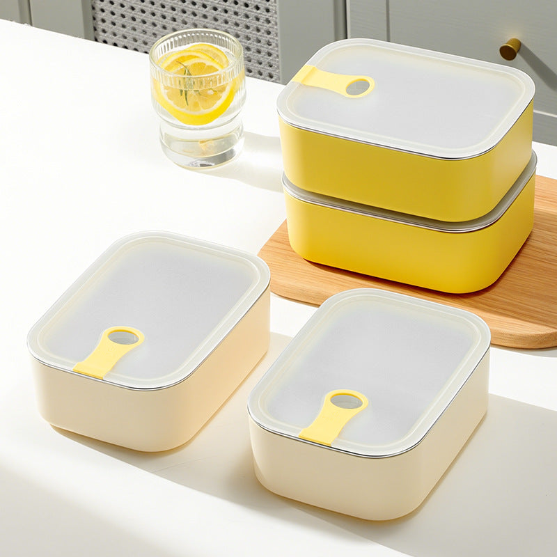 Daily dining kitchen 304 stainless steel insulated lunch box can be used in microwave lunch box student office worker special lunch box