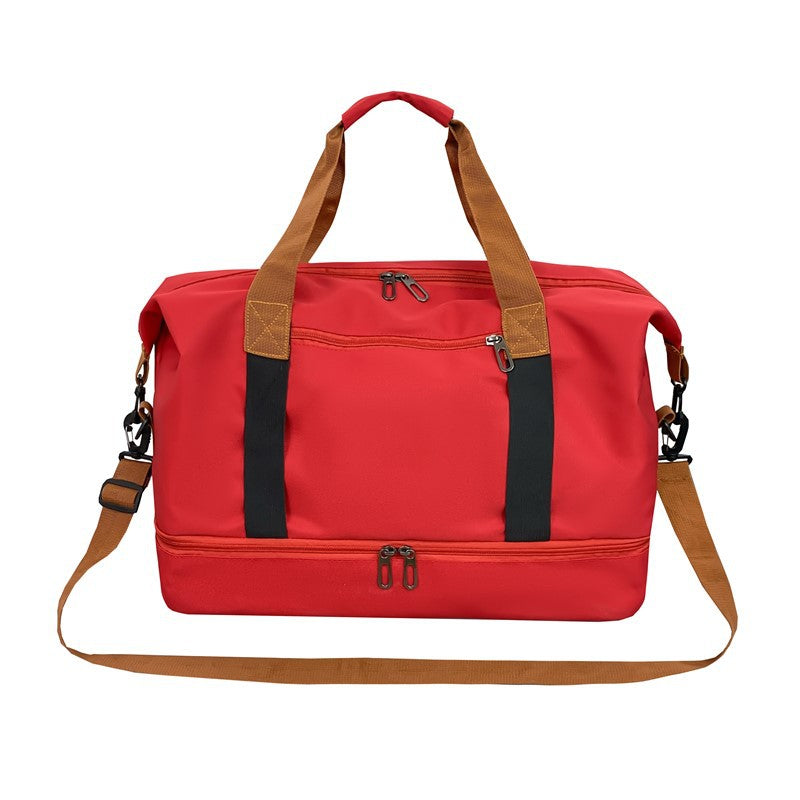 New large-capacity handbag travel bag independent storage warehouse dry and wet separation sports fitness bag custom logo