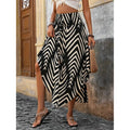 Shipped: hot-selling european and american cross-border style, new spring/summer bohemian ethnic print a-line casual dress